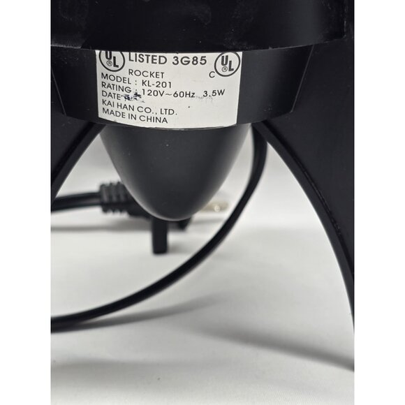 Vintage Kenart Cyclone Tornado Water Lamp Rocket Ship – Space Decor- Retro - Picture 12 of 14